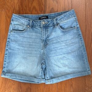 D. Jeans Blue Denim‎ Jean Shorts Rolled Hems 6